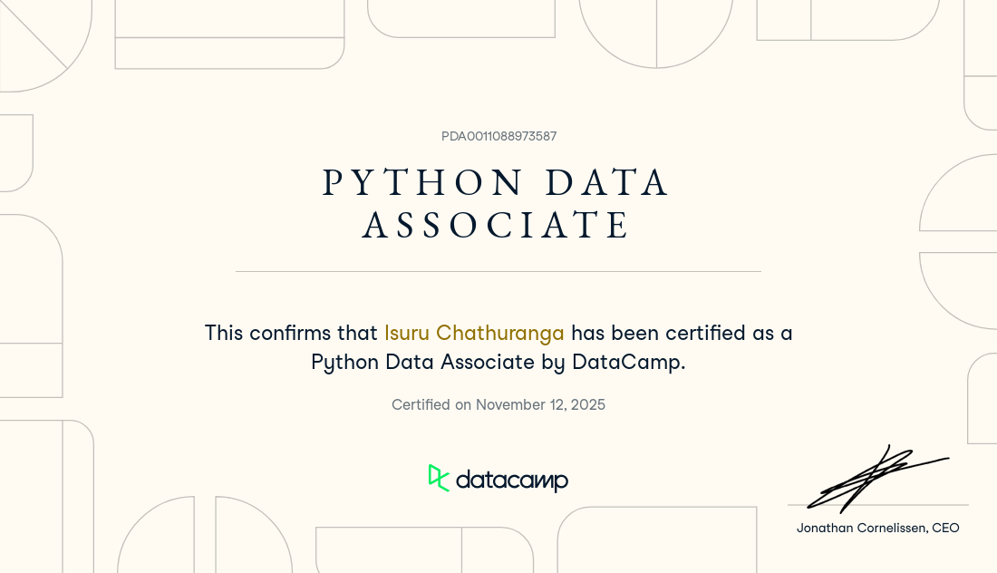 Python Data Associate - DataCamp